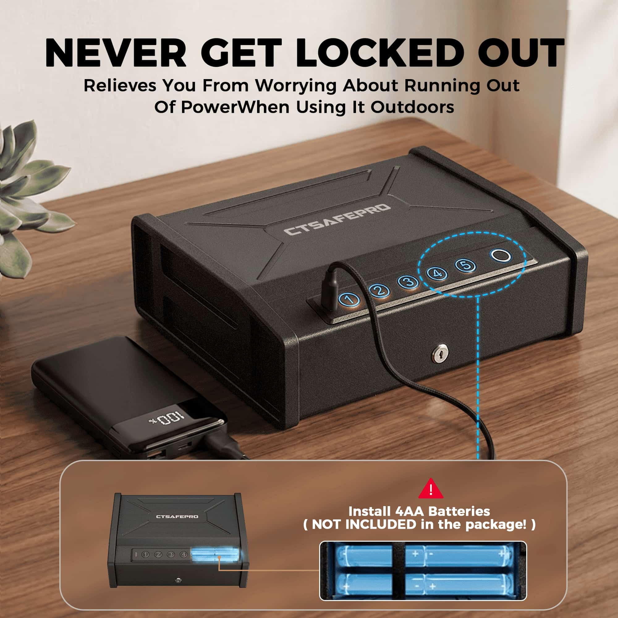Dual-Gun Portable Safe 3