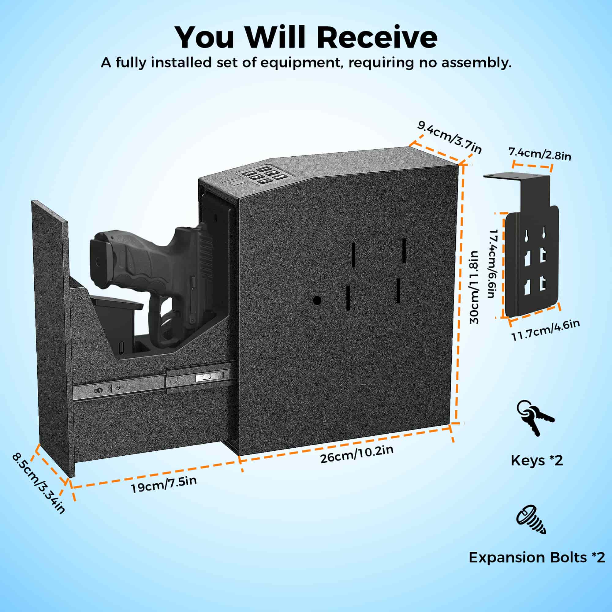 Biometric Fingerprint Gun Safe 3