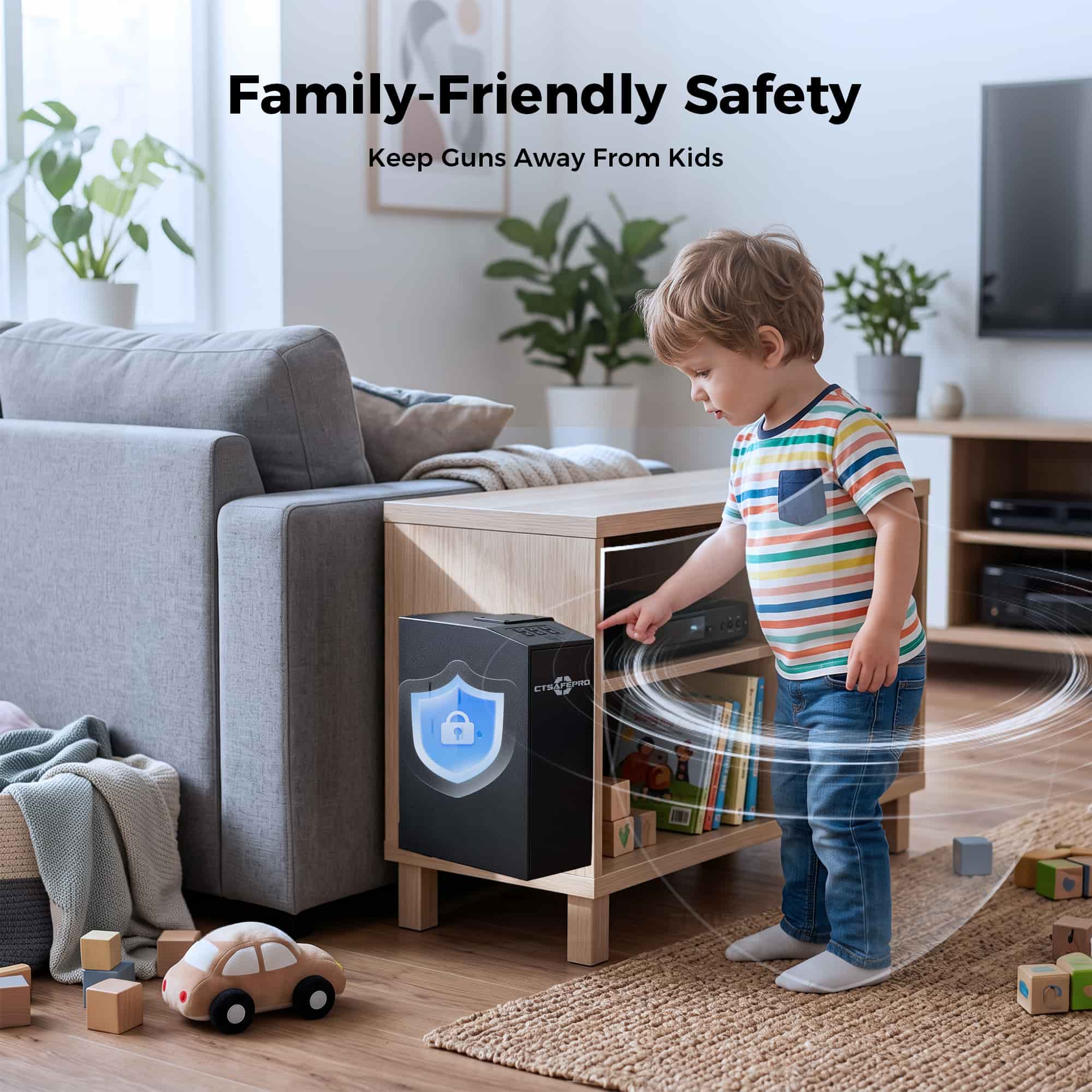 Biometric Fingerprint Gun Safe 5