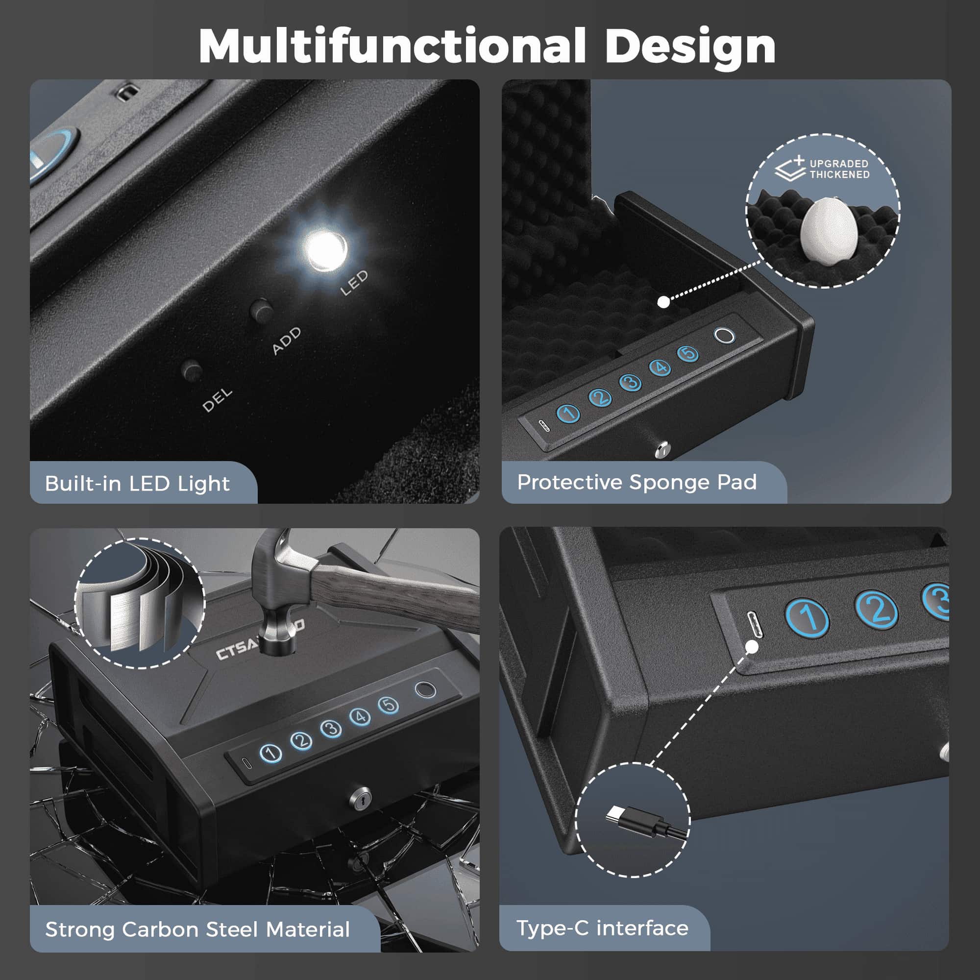 Dual-Gun Portable Safe 5