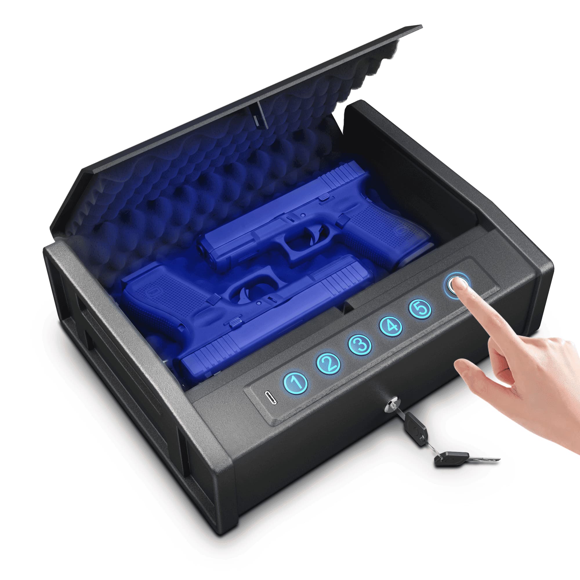 Dual-Gun Portable Safe