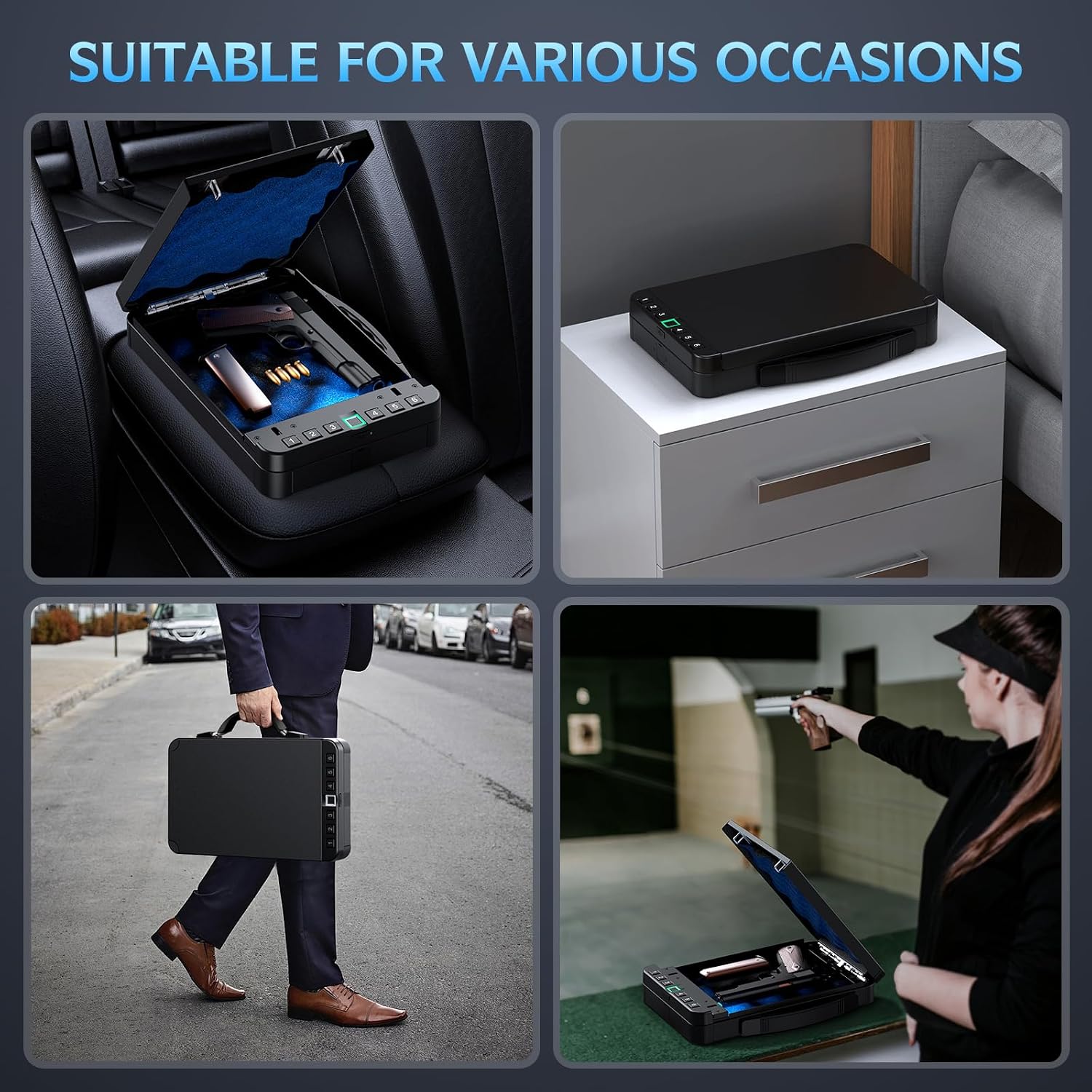 Portable Fingerprint Safe 6